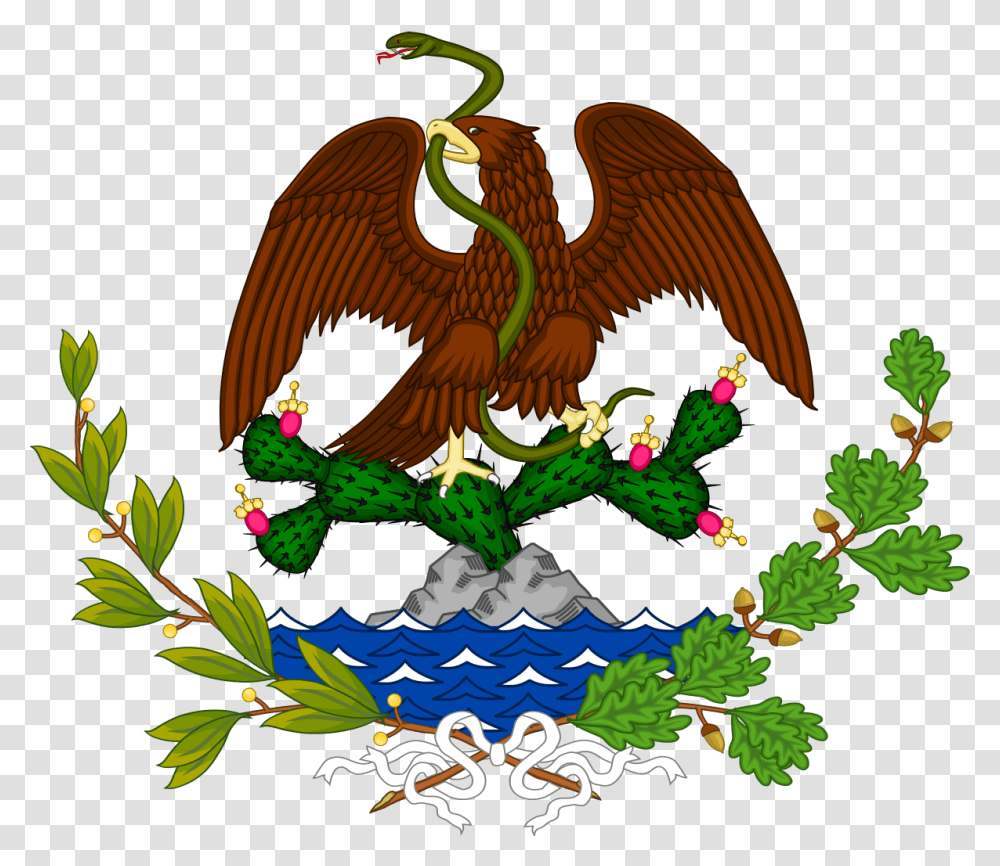 Escudo Mexicano, Ornament, Animal, Bird Transparent Png