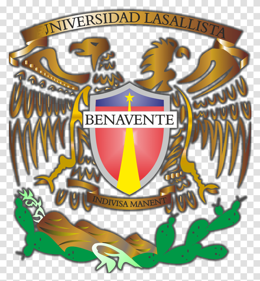 Escudo Nacional Mexicano Universidad Lasallista Benavente Celaya, Emblem, Poster, Advertisement Transparent Png