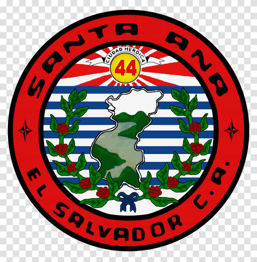 Escudo Santa Ana El Salvador Alcaldia, Logo, Trademark, Badge Transparent Png