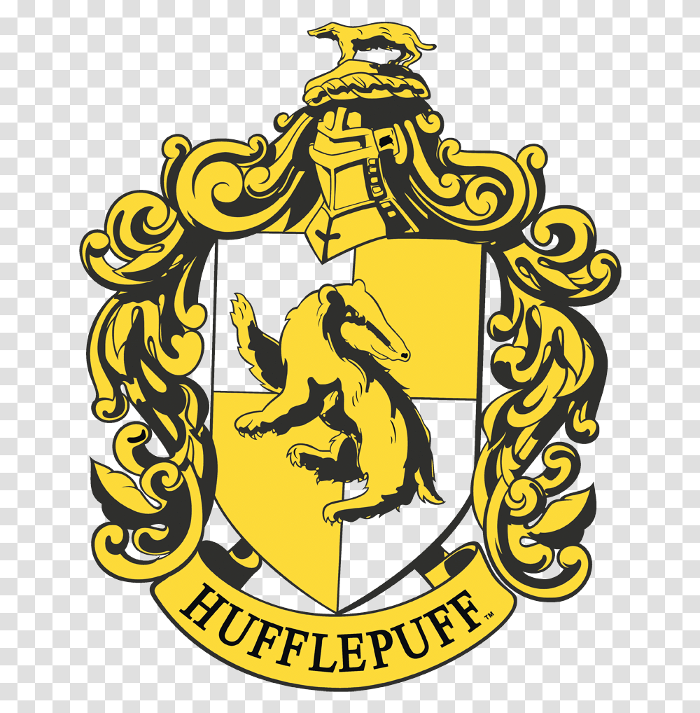 Escudos De Harry Potter Hufflepuff, Logo, Trademark, Emblem Transparent Png