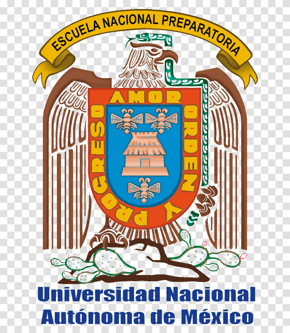 Escuela Nacional Preparatoria, Logo, Trademark, Emblem Transparent Png
