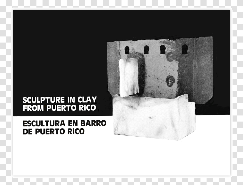 Escultura En Barro De Puerto Rico Monochrome, Paper, Mailbox, Bird, Animal Transparent Png