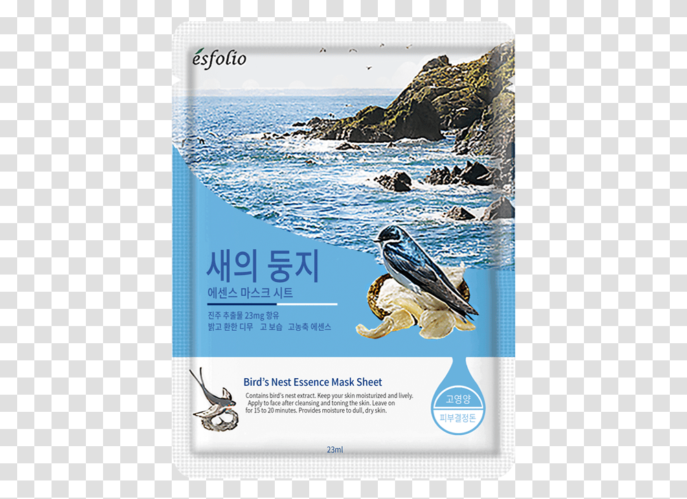 Esfolio Bird's Nest Essence Mask Sheet, Animal, Flyer, Poster, Paper Transparent Png