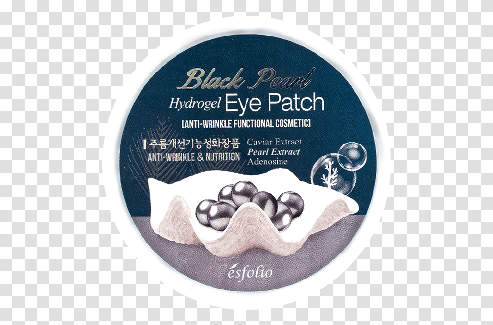 Esfolio Black Pearl Hydrogel Eye Patch Esfolio Eye Patch, Label, Plant, Food Transparent Png