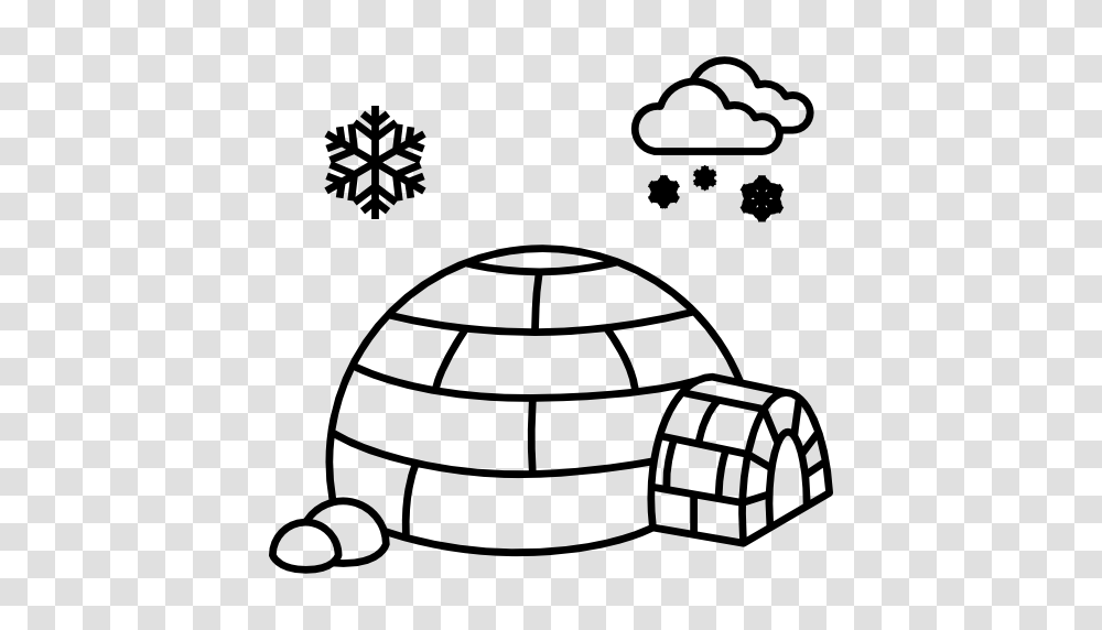 Eskimo Cold Snow Buildings Snowflake Arctic Igloo Icon, Gray, World Of Warcraft Transparent Png