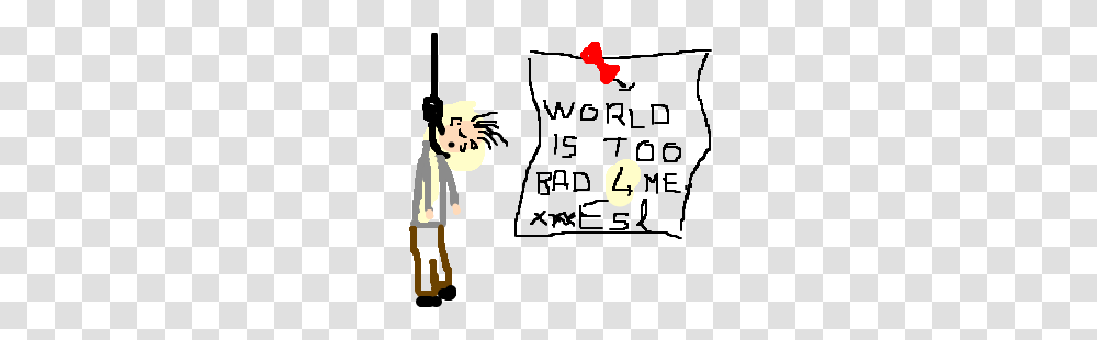 Esl Suicide Note Drawing, Hand Transparent Png