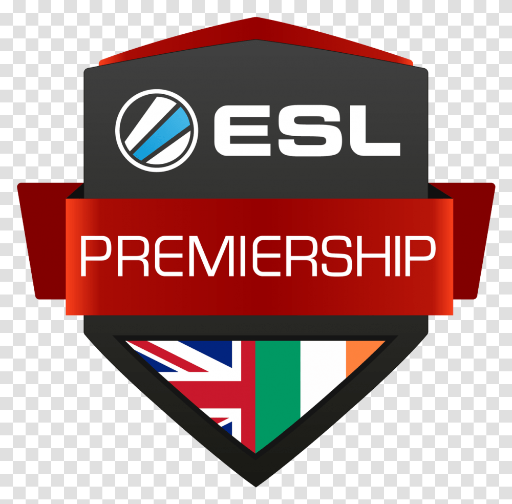 Esl Uk Premiership 2017 Esl Brazil Premier League, Label, First Aid, Logo Transparent Png