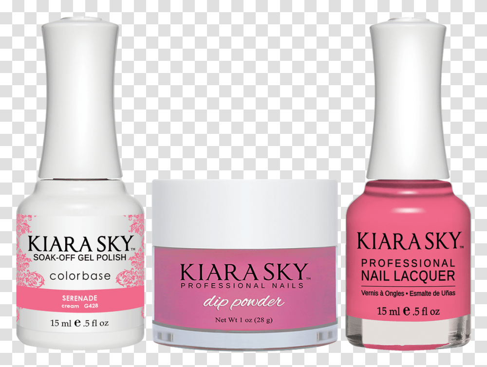 Esmalte Color Kiara Sky Nail Dip, Cosmetics, Bottle, Label Transparent Png