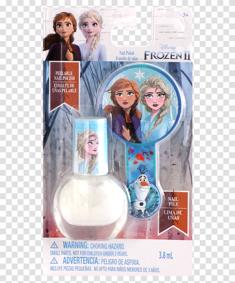 Esmalte De Y Lima Frozen Hi Res Girl, Person, Milk, Doll, Toy Transparent Png