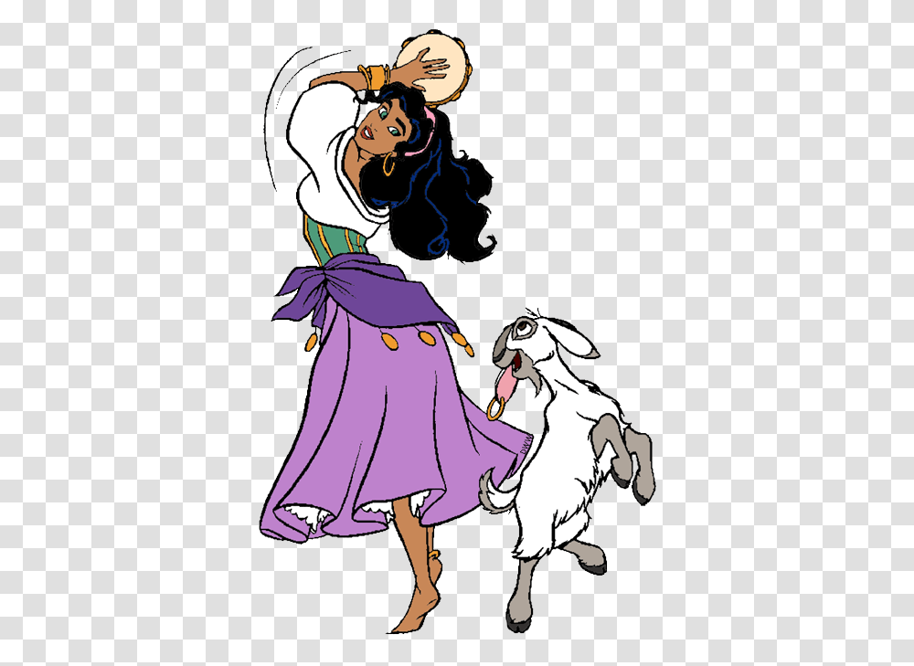 Esmeralda And Djali Clip Art Disney Clip Art Galore, Horse, Mammal, Animal, Dog Transparent Png