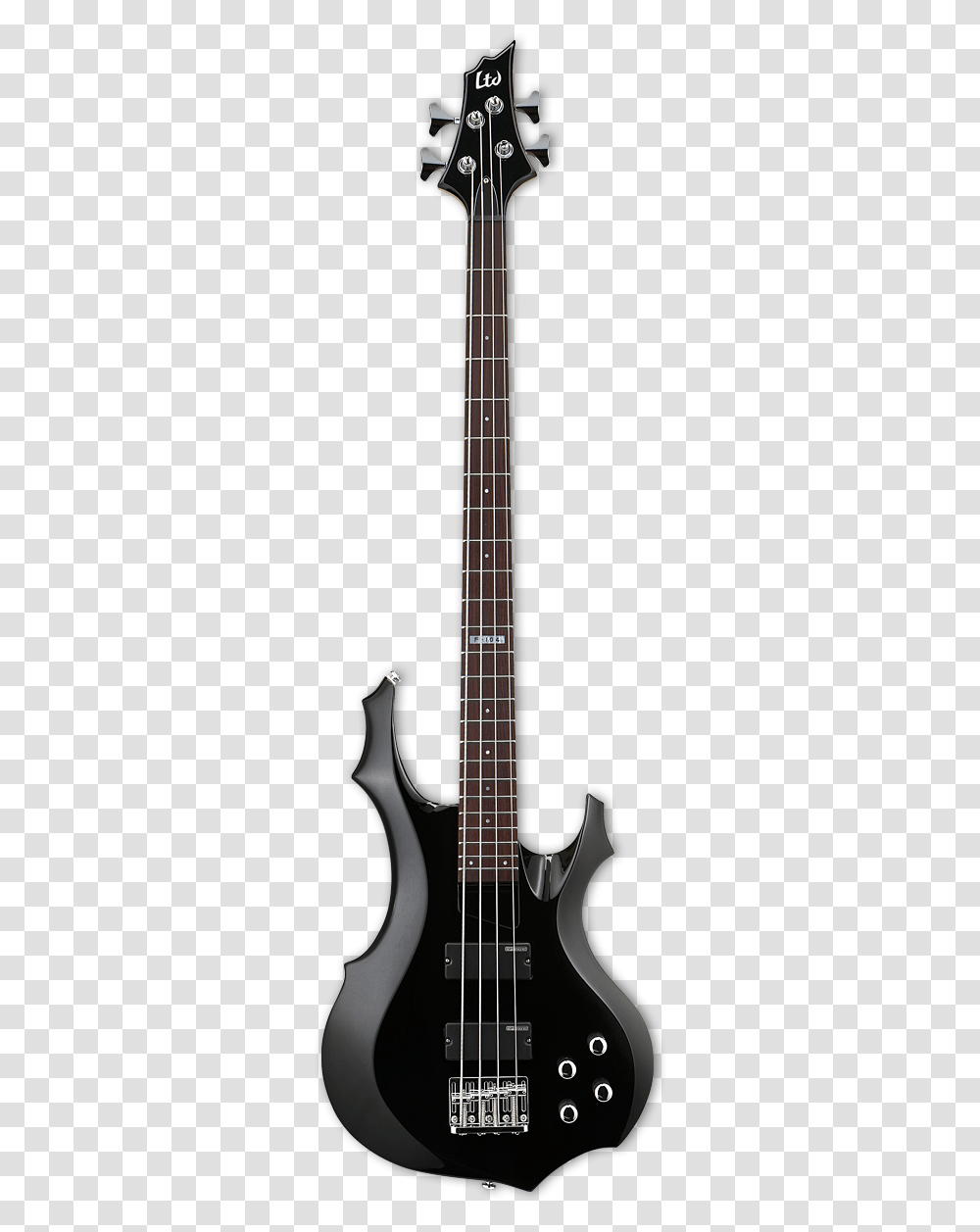 Esp Ltd F 104 Black Bass Guitar Ltd F 105 Bass, Leisure Activities, Musical Instrument, Interior Design, Indoors Transparent Png