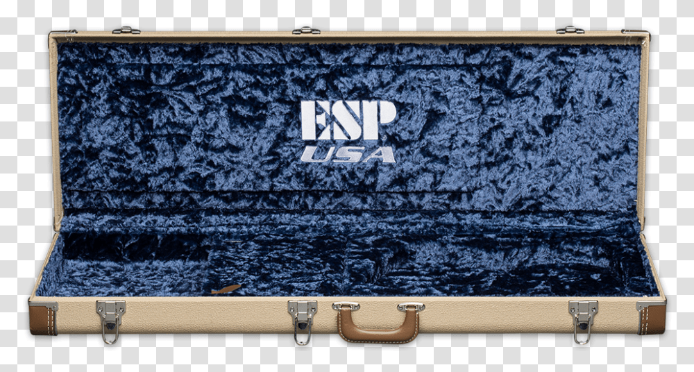 Esp Usa M Iii Blue Burst Esp Guitars, Briefcase, Bag, Monitor, Screen Transparent Png