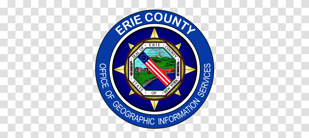 Espatially New York Perspectives County Of Erie Logo, Symbol, Trademark, Clock Tower, Architecture Transparent Png