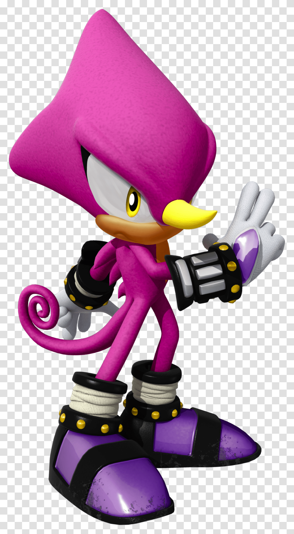 Espio The Chameleon, Toy, Apparel, Figurine Transparent Png