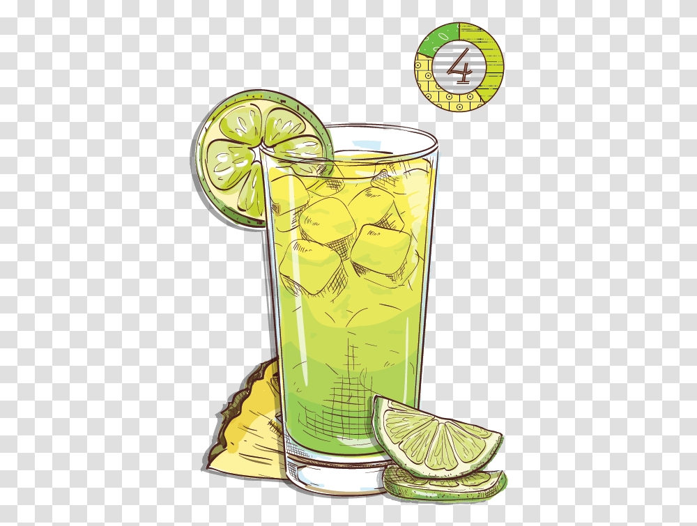Espirito Xvi Cachaca Pineapple Lime Lemon Cocktail Lemon Juice, Beverage, Glass, Alcohol, Plant Transparent Png