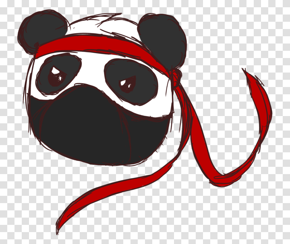 Espn Fantasy Football Logo Images Ninja Panda, Sunglasses, Accessories, Accessory, Helmet Transparent Png