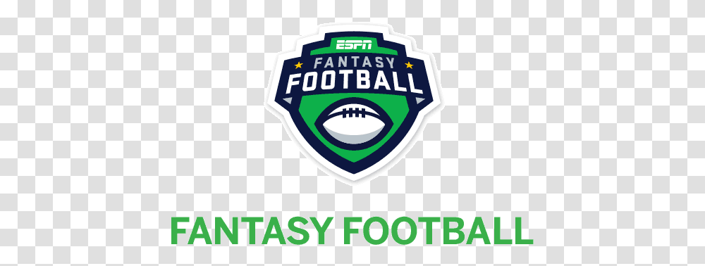 Espn Fantasy Football Logos Espn Fantasy Football, Symbol, Label, Text, Word Transparent Png