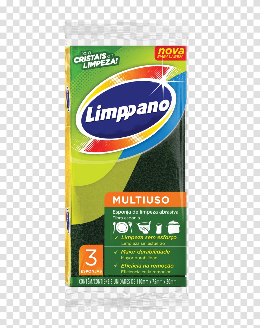 Esponja Limppano Leve 4 Pague, Gum Transparent Png