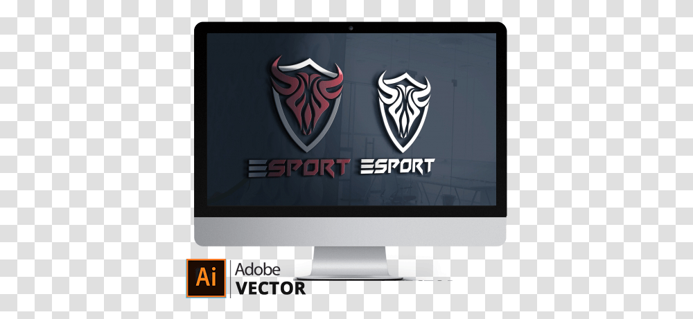 Esport Logo Emblem, Monitor, Screen, Electronics, Cushion Transparent Png