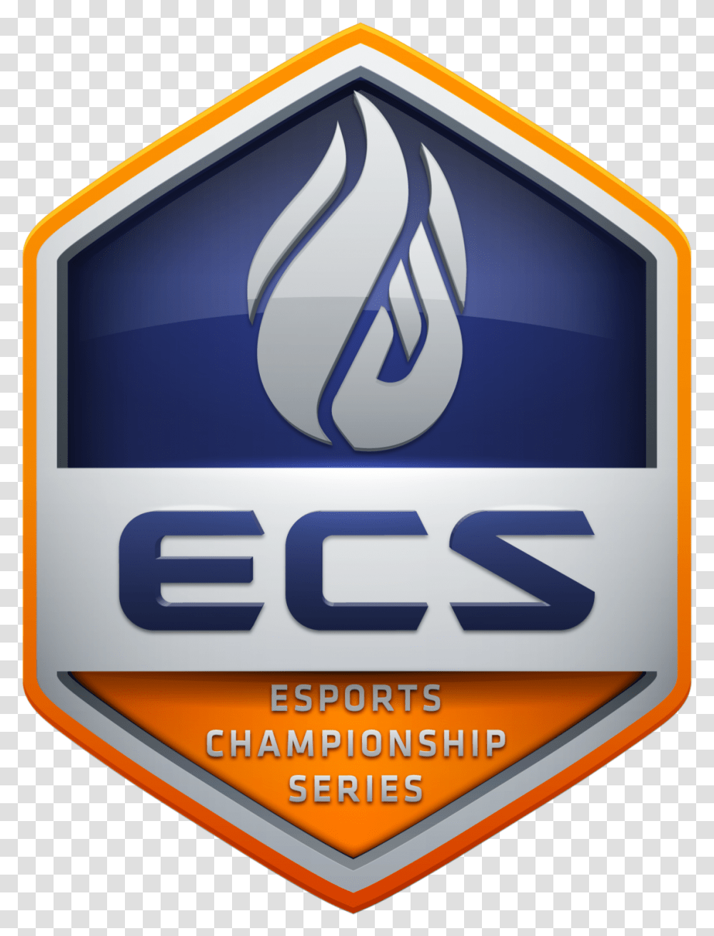 Esports Championship Series Logo Ecs Season, Trademark, Badge, Security Transparent Png