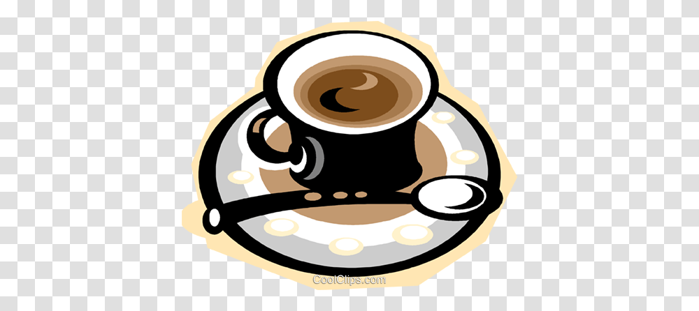 Espresso Coffee Royalty Free Vector Clip Art Illustration, Coffee Cup, Latte, Beverage, Drink Transparent Png