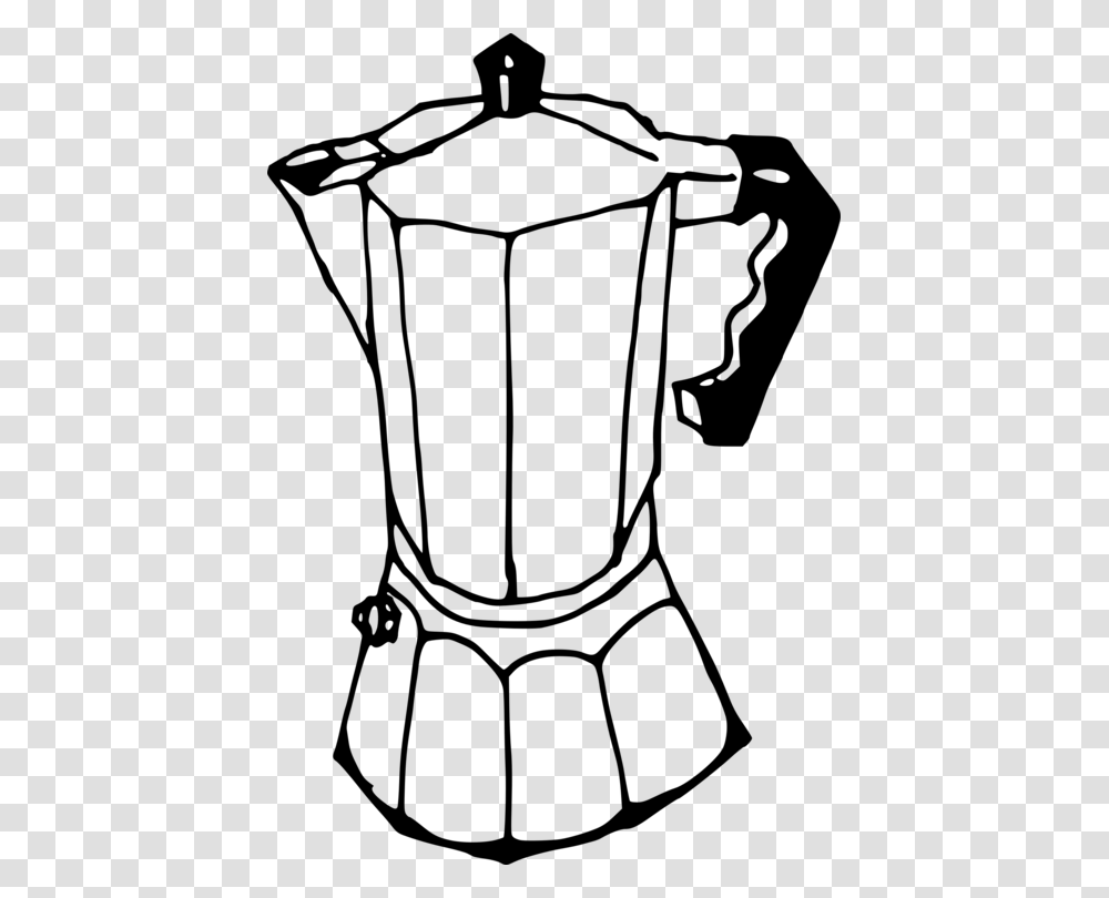 Espresso Coffeemaker Moka Pot Drawing, Gray, World Of Warcraft Transparent Png