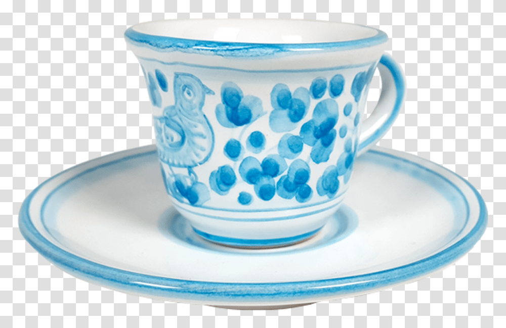 Espresso Cup And Saucer Arabesco Heavenly Saucer, Pottery, Birthday Cake, Dessert, Food Transparent Png