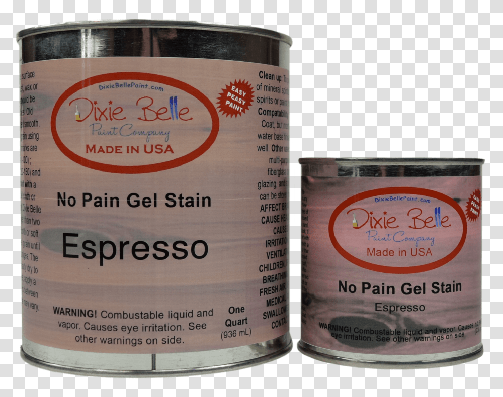 Espresso Gel Stain Acrylic Paint, Tin, Can, Canned Goods, Aluminium Transparent Png