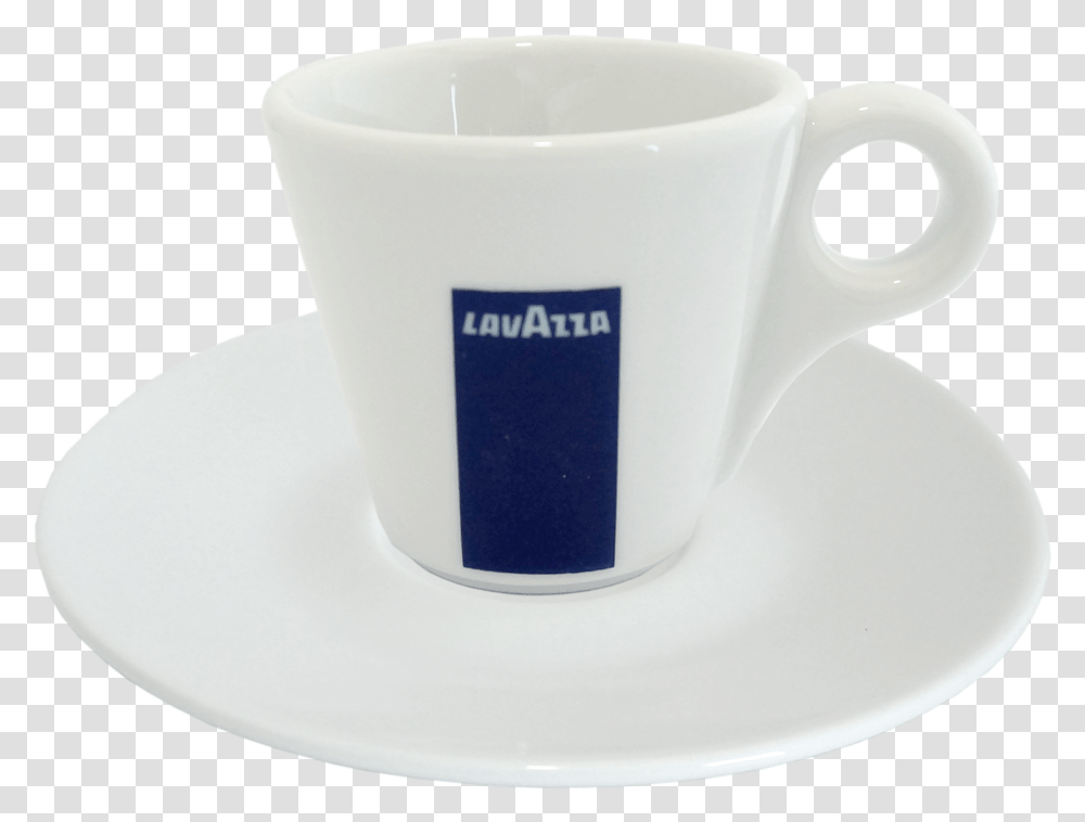 Espresso Lavazza Cup, Coffee Cup, Saucer, Pottery, Milk Transparent Png
