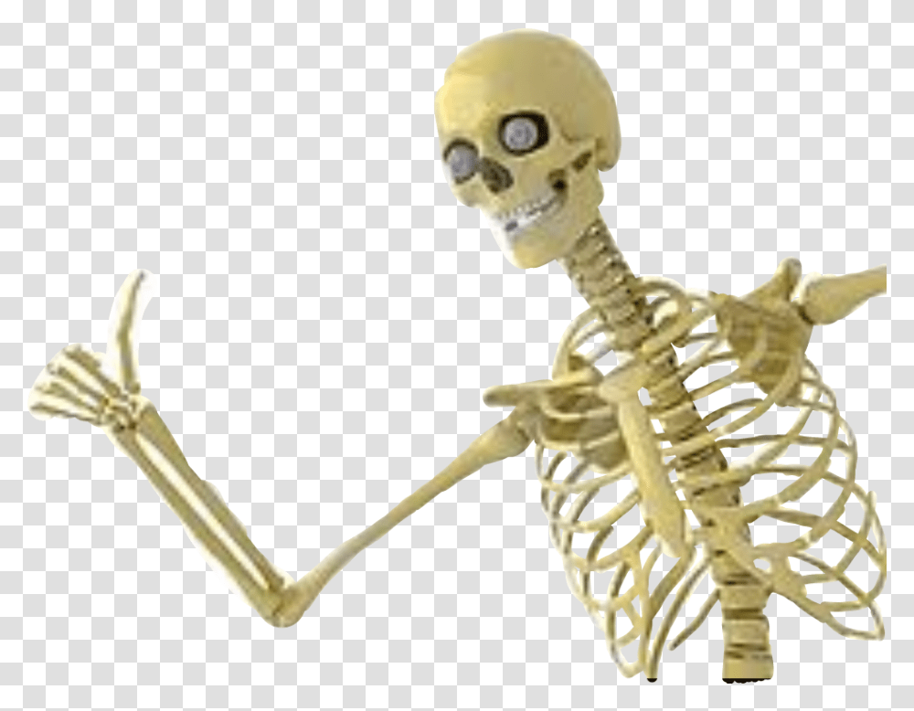 Esqueleto Freetoedit Skeleton Giving Thumbs Up Transparent Png