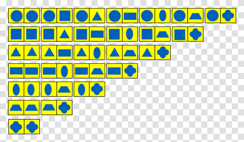 Esquema Domin Figuras Geomtricas Dominos De Figuras Geometricas, Scoreboard, Pac Man, Car Transparent Png