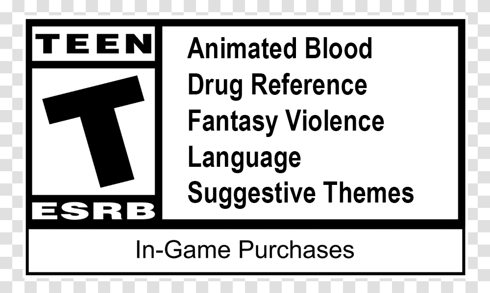 Esrb E, Number, Label Transparent Png