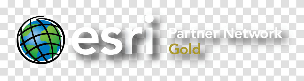 Esri Logo White Shadow Esri Partner Network Gold, Number, Alphabet Transparent Png