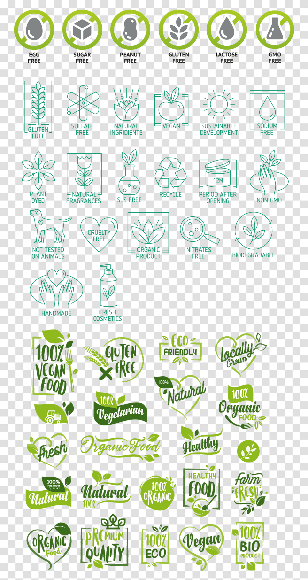 Essential Design Elements For Professional Food Packaging Horizontal, Symbol, Green, Text, Logo Transparent Png