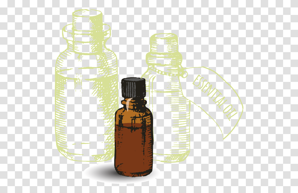 Essential Oil Essential Oil, Bottle, Jar, Cylinder, Cosmetics Transparent Png