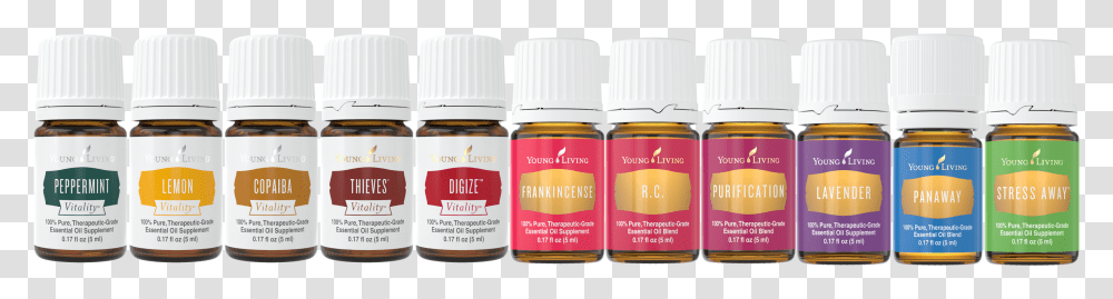 Essential Oil Young Living Essential Oils Starter Kit Oils, Paint Container, Tin, Can Transparent Png