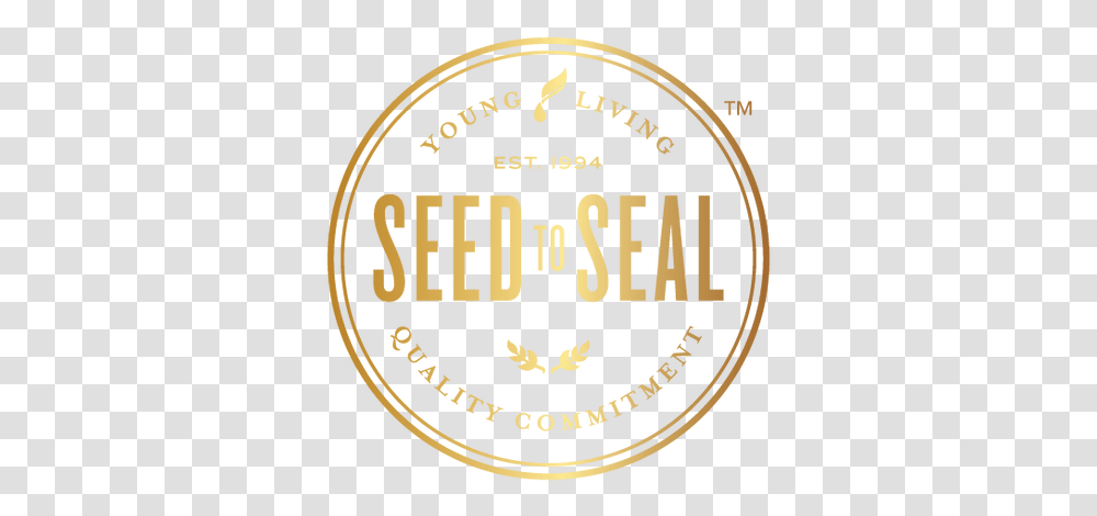 Essential Oils Young Living Seed To Seal Gold, Logo, Symbol, Text, Badge Transparent Png