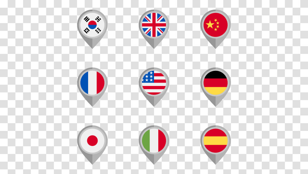 Essential Set Country Flag Icon, Plectrum, Logo, Trademark Transparent Png