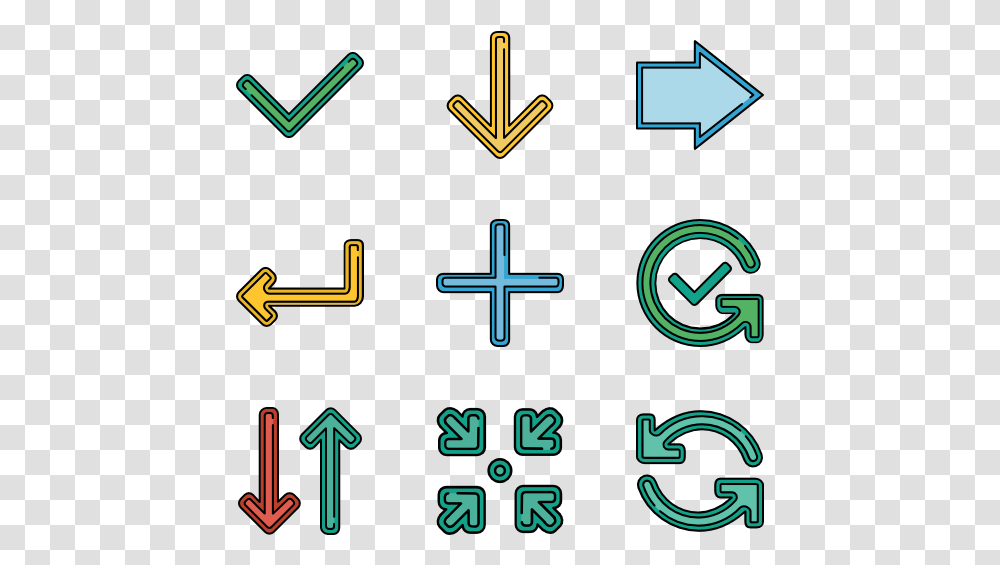 Essential Set Cross, Alphabet, Number Transparent Png