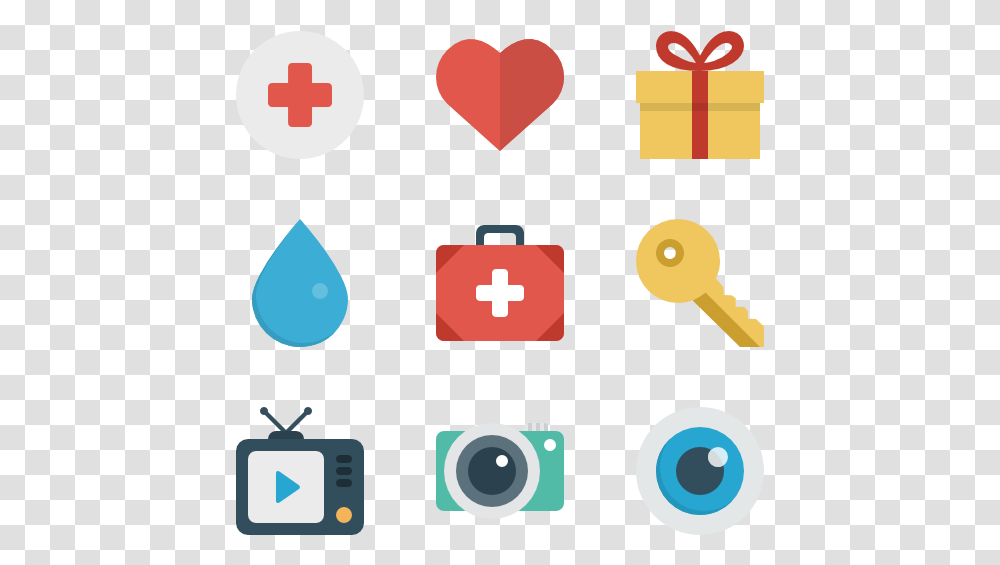 Essential Set Cross, Electronics, First Aid Transparent Png