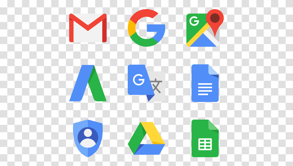 Essential Set Logo Google App, Number, Alphabet Transparent Png