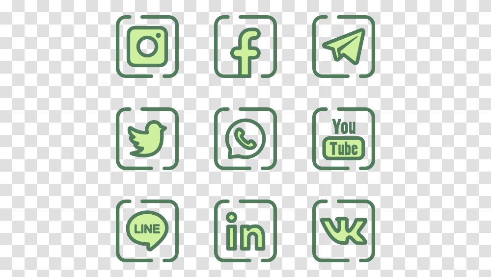 Essential Set White Social Media Icon Background, Alphabet, Bird Transparent Png
