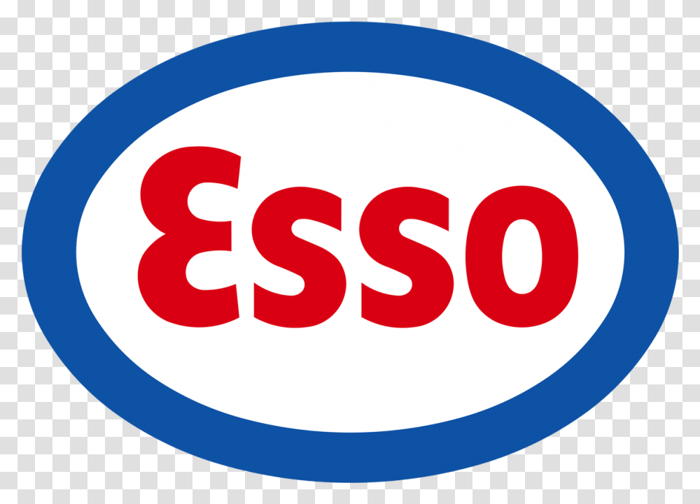 Esso Logo Esso Logo, Label, Text, Word, Symbol Transparent Png