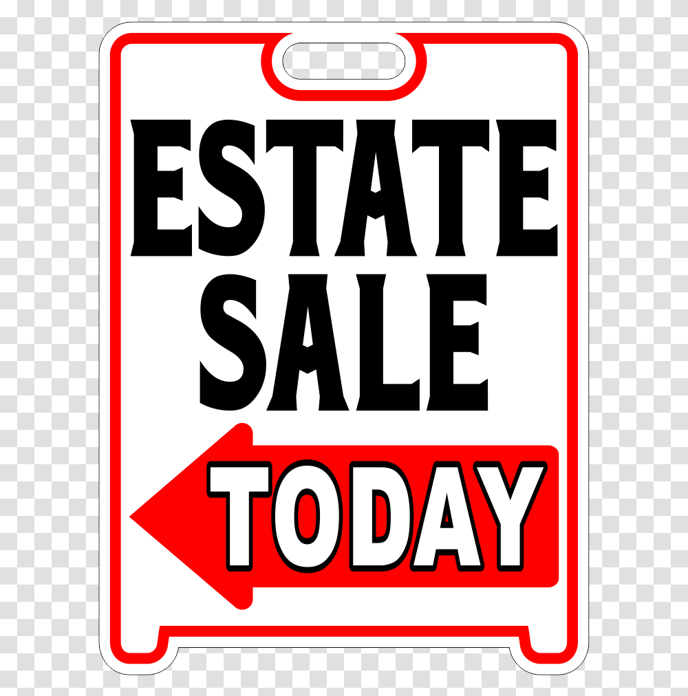 Estate Sale Sign, Label, Advertisement Transparent Png