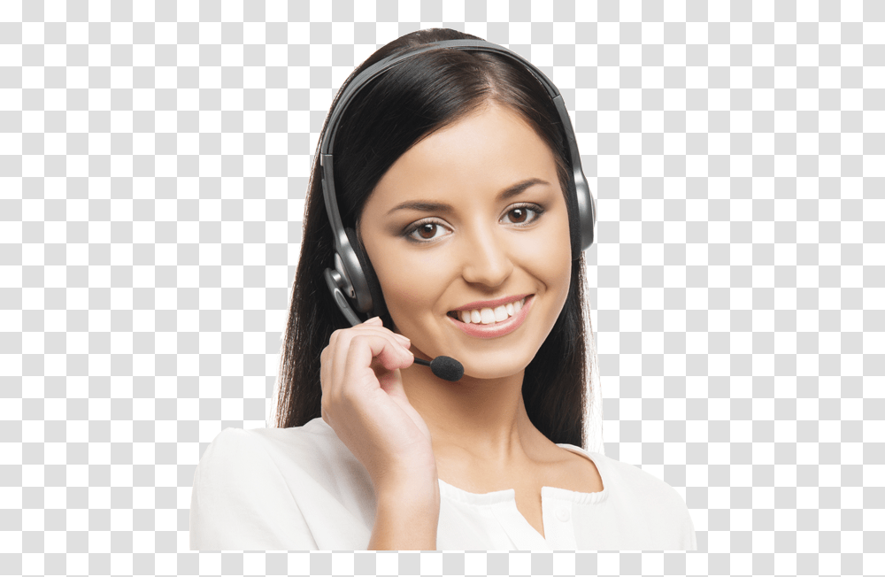 Estefania Snchez Customer, Face, Person, Human, Headphones Transparent Png