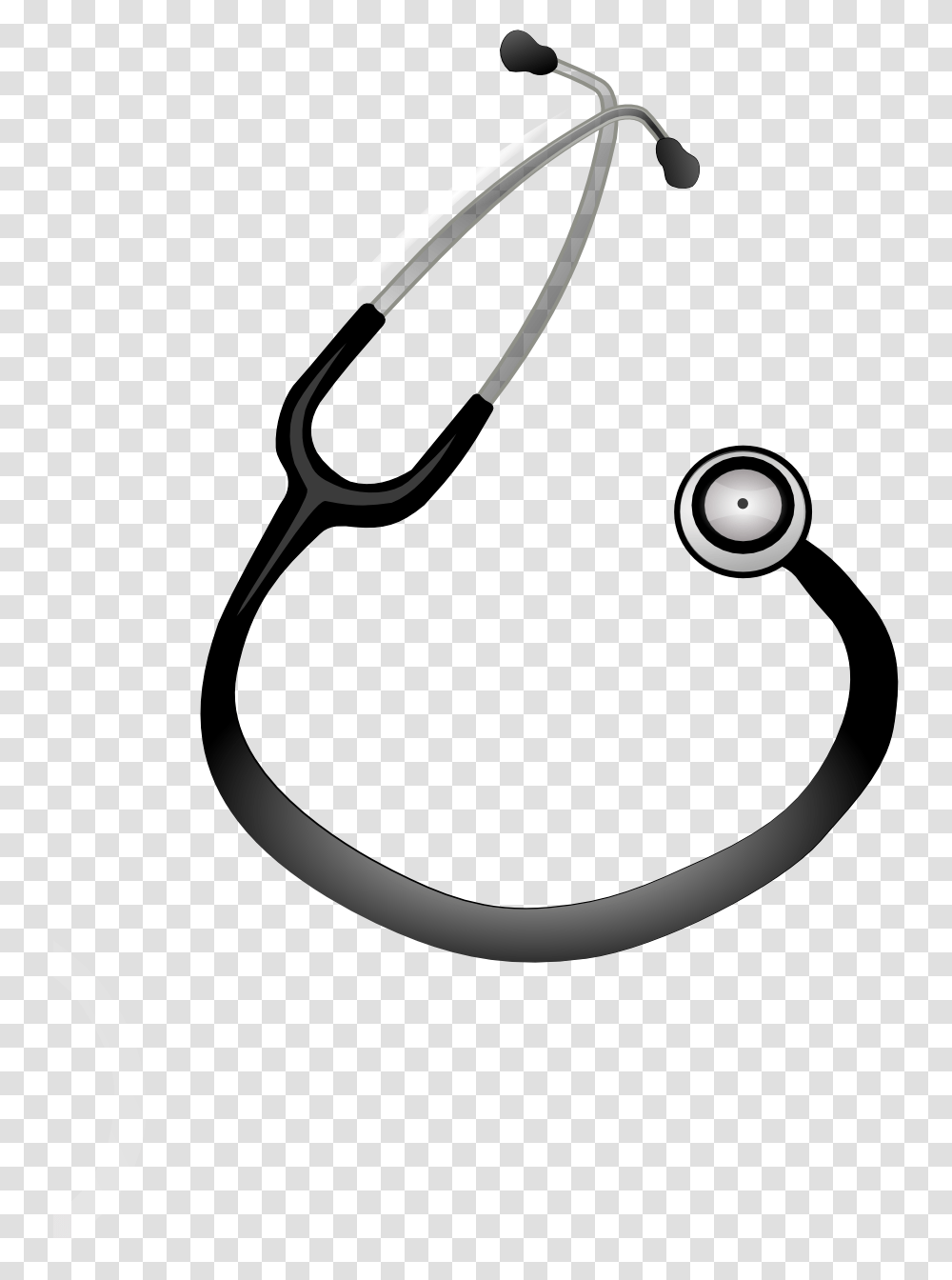 Estetoscopio Background Stethoscope Clip Art, Bow, Plant, Stencil Transparent Png