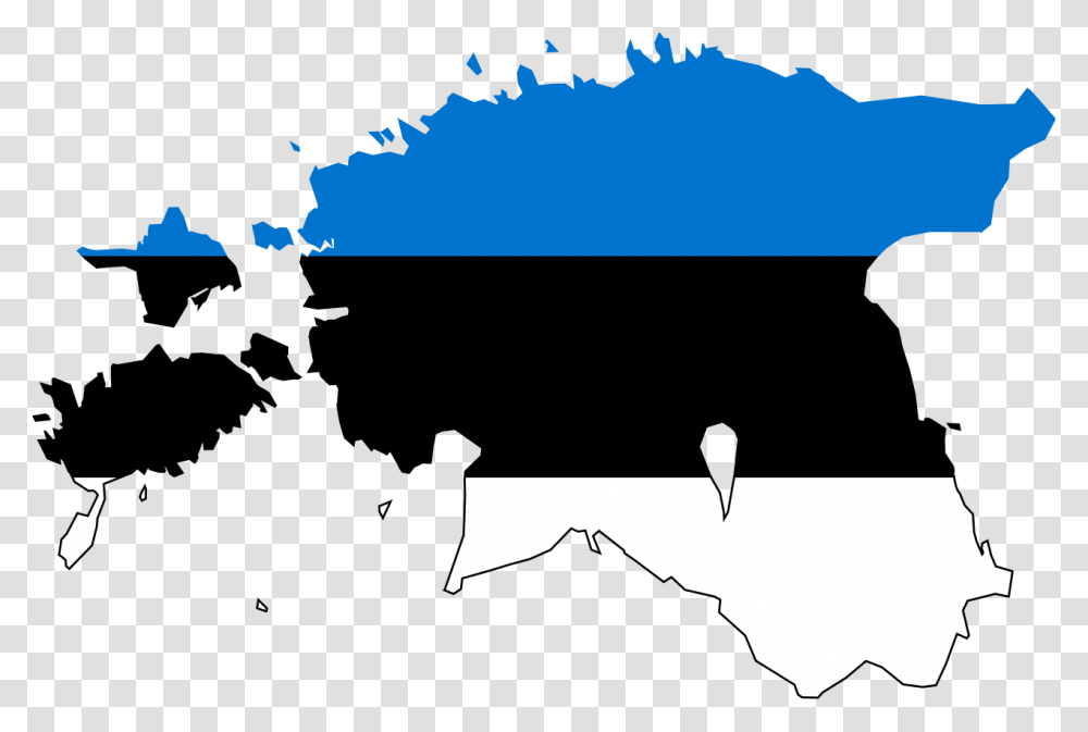 Estonia In World Map Estonia Map And Flag, Silhouette, Nature, Outdoors Transparent Png