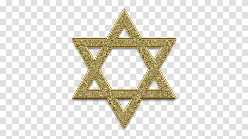 Estrella De David Estrella David Israel Hebreo 6 Major Religions Place Of Worship, Star Symbol, Cross Transparent Png
