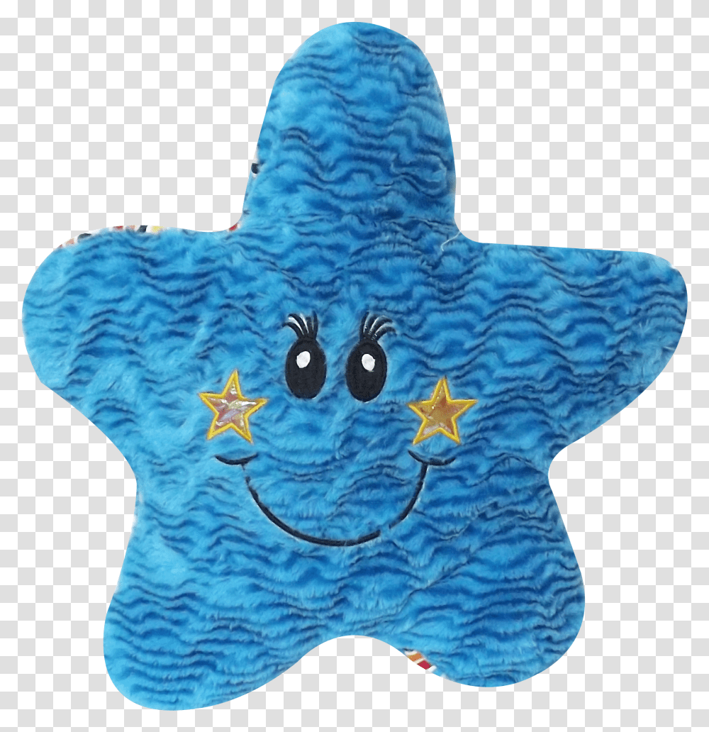 Estrella De Peluche Azul, Star Symbol, Applique Transparent Png