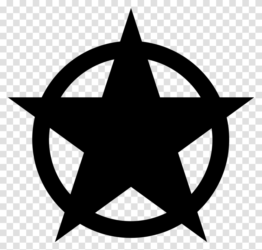 Estrella Dentro De Circulo, Star Symbol Transparent Png